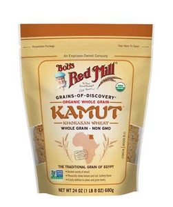 Bob'S Red Mill Organic Whole Grain Kamut Khorasan Wheat 24 Oz Pack Of 1 - Picture 1 of 4