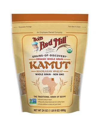 BOB`S RED MILL Bob'S Red Mill Organic Whole Grain Kamut Khorasan Wheat 24 Oz Pack Of 1