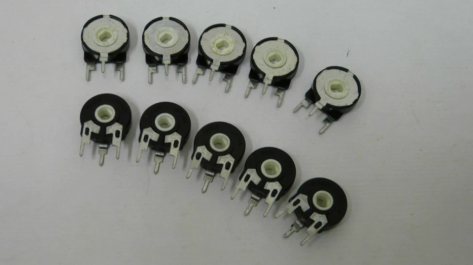10 x Piher Trimmpoti Poti 5K (737) Vintage Neuware NOS W114