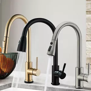 Einhandmischer Küchenarmatur ausziehbar brause 360° Küche Wasserhahn Edelstahl - Bild 1 von 130