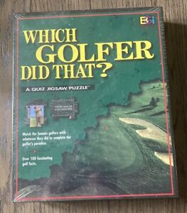 Which Golfer Did That? NEW, Sealed Quiz Jigsaw Puzzle, Golf Trivia, Large Pieces