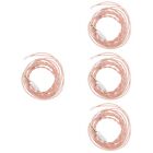  4 Count Mobile Phone Earphone Cable Single Crystal Copper Headphone Wire