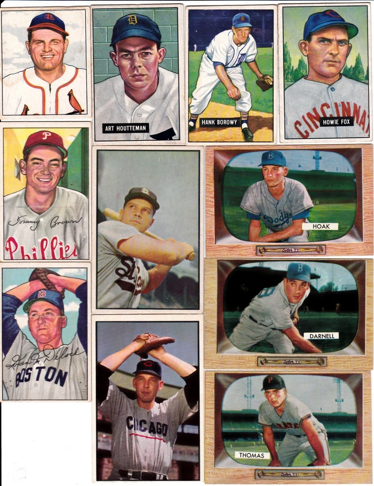 Bowman Baseball 1950 1951 1952 1953 1954 1955 All teams Avg EX+  Free Shipping - Image 1 of 1