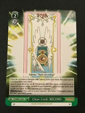 Weiss Schwarz: Cardcaptor Sakura - Clear Card: RECORD CCS/WX01-053 U