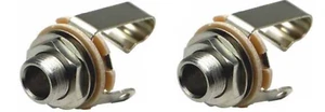 (2 PACK) SWITCHCRAFT #11 1/4" Mono Female Panel Mount Jack - Picture 1 of 1