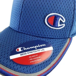 Champion blau Pick and Roll Stretch Fit Baseballkappe Mütze Herren L/XL neu ohne Etikett - Bild 1 von 9
