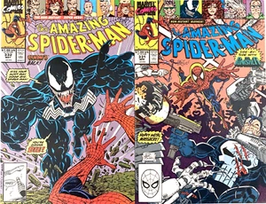 AMAZING SPIDER-MAN. NUMBER'S. 331 & 332. (2 ISSUE 1990 HIGH GRADE LOT) - Picture 1 of 11