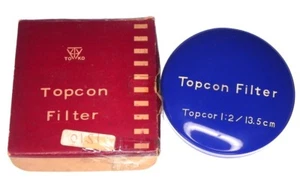 Topcon Y48.2 Yellow Filter for 13.5cm f2 #1 ............. Minty w/Box - Picture 1 of 4