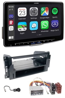 Alpine MP3 USB Bluetooth DAB Autoradio für Chrysler PT Cruiser 300C Dodge Jeep C - Bild 1 von 4