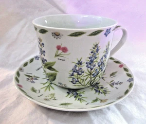 Kent Keramik schöne Kräuter Fine Bone China passende Tasse Untertasse EUC - Bild 1 von 7