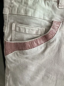 Tolle Jeans altrosé v Lexxury Knopfleiste Verzierungen in Gr 40 - Bild 1 von 12