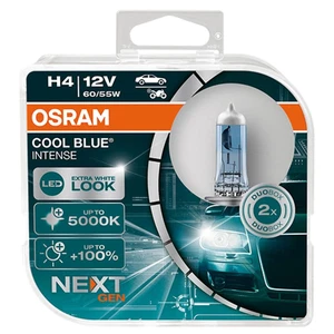 2x OSRAM COOL BLUE INTENSE Next Gen H4 Glühlampen Fernlicht 12V 60/55W P43t - Bild 1 von 10