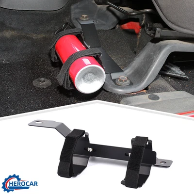 Under Driver Seat Mount Fire Extinguisher Holder Bracket For Jeep Wrangler JK U — 第 1/4 张图片