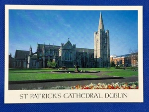 Vintage Postcard St Patrick's Cathedral Dublin Ireland John Hinde - Picture 1 of 2