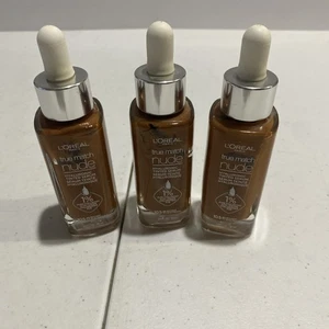 X3 L'Oreal-True Match-Nude-Hyalauronic-Tinted Serum-10.5-11 RICH DEEP-1 OZ. - Picture 1 of 5