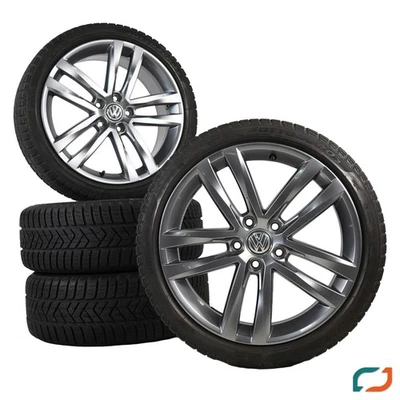Original VW Golf 7 GTI GTD Winterräder Winterreifen Salvador 18 Zoll 5G0601025AF - Bild 1 von 4
