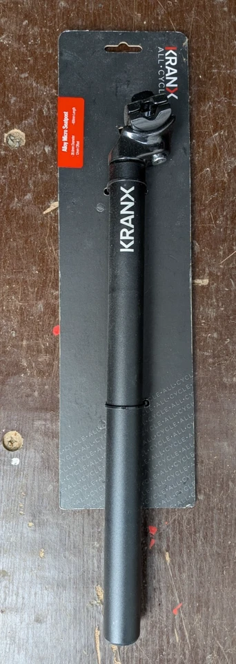 Reggisella offset Kranx 28,6 mm micro lega 400 mm 12 mm colore nero - Immagine 1 di 1