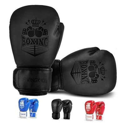 FIVING Guantes de Boxeo Niños para Niños y Niñas, Guantes de Entrenamiento de Boxeo Juvenil para  Foto 1 de 4