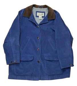 Vintage L.L. Bean Corduroy Barn Work Coat Chore Jacket Women’s 1x - Picture 1 of 5
