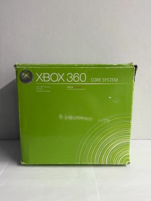 Xbox 360 White Console Core System CIB With Cords Manual And Controller Tested - Image 1 of 4