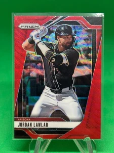 Jordan Lawlar Ruby Wave Prizm 2025 Panini Prizm #35 Arizona Diamondbacks - Bild 1 von 2