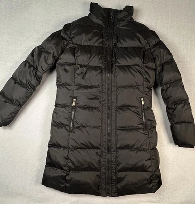 Lauren Ralph Lauren Small Black Long Goose Down Puffer Parka Jacket GorpCore new - Image 1 of 4