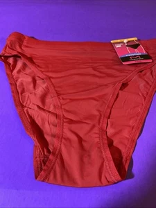 Maidenform Red High Leg Brief Panties / Small / Size 5 - Picture 1 of 5