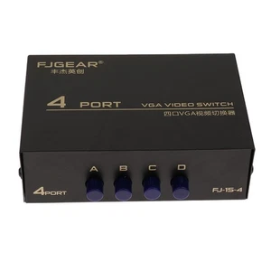 VGA Switch Box 4 en 1 salida con botón de interruptor manual 1920 * 1440 para - Imagen 1 de 7
