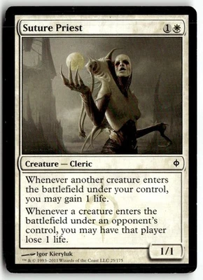 MTG Suture Priest - New Phyrexia Heavily Played English - Image 1 of 3