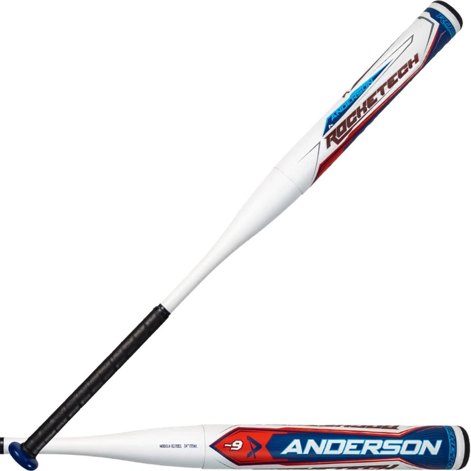 Bate de Softbol Lanzamiento Rápido Anderson Rocketech-9 - Modelo 2023 Doble Pared Aleación Foto 1 de 4
