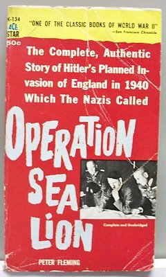 OPERATION SEA LION Fleming WWII England Invasion pb nr Foto 1 de 3