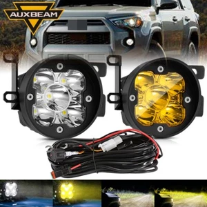 AUXBEAM 3" Spot LED Work Light Bar For Toyota Tacoma 4 Runner Tundra w/ Brackets - Picture 1 of 9