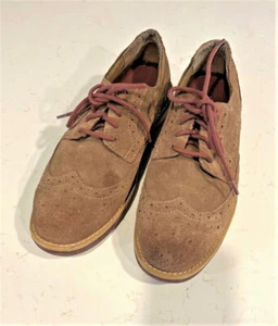 Herrenschuhe Sonoma Braun Wildleder Budapester Schnürschuhe Oxford-Schuhe Größe 8 - Bild 1 von 5