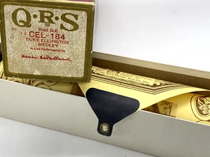 QRS CEL-184 Duke Ellington Medley Pianoforte Word Roll Jazz Marian McPartland - Foto 1 di 2