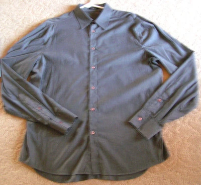 CAMISA DE VESTIR J.LINDEBERG talla 50 XL gris manga larga diseñador premium profesional Foto 1 de 4