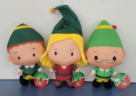 3 Elf Movie Buddy Jovie Papa 10" Plush Stuffed Animal Doll rare Toy gifts new Cover