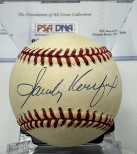 PSADNA SANDY KOUFAX SIGNED BASEBALL WITH PSA CERTIFICATE OF AUTHENTICITY - Picture 1 of 5