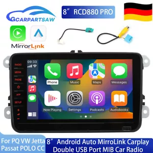 Carplay Autoradio MIB RCD880 PRO RCD330 Touchscreen Android Auto Für VW CC Caddy - Bild 1 von 18