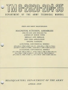 Historical book for Magnetos, Ignition, American Bosch Types, Depot Maint - Picture 1 of 1