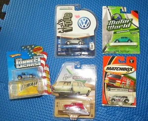 Lot of 5 VOLKSWAGEN & DUNE BUGGY COLLECTIBLE MATCHBOX GREEBLIGHT HOTWHEELS - Picture 1 of 6