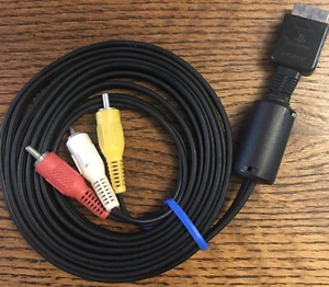 Sony Playstation 1 2 3 AV Cable  PS1 PS2 PS3 tv Cable - Picture 1 of 1