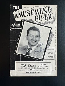 Eddie Bracken Autogramm Programm 6" x 9" - The Seven Year Itch - Bild 1 von 3