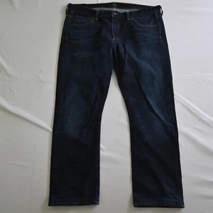 Citizens of Humanity 33x27 Gage Classic Straight Made USA Dark Denim Mens Jeans - Picture 1 of 9