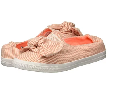 Converse Chuck Taylor All Star orange Streifen Knoten Slip Ballerinas Damengröße 6 - Bild 1 von 4