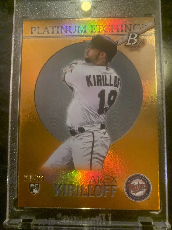 2021 Bowman Platinum Alex Kirilloff Platinum Etching /25 SSP Orange🔥 - Image 1 of 4