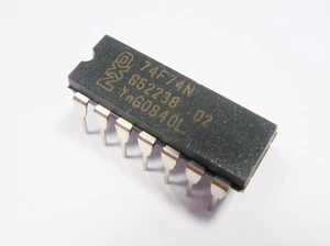 Sn 74F74 Rapide Schottky Ic 2x D-Speicher #AJ31 - Bild 1 von 3