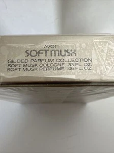 Soft musk gilded perfume collection 1985 SEALED Cologne .33oz perfume .06 oz. - Picture 1 of 6