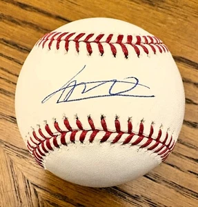 VLADIMIR GUERRERO JR. AUTOGRAPHED ROOKIE DEBUT OMLB BASEBALL #ED /12 JSA TRISTAR - Picture 1 of 5