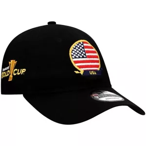 USMNT New Era Copa Oro Equipo 9TWENTY Sombrero Ajustable - Negro Totalmente Nuevo - Imagen 1 de 4