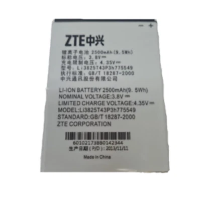 Battery Li3825T43P3h775549 Fits ZTE V987 U935 V967 N980 N919 N9101 N9810 OEM - Image 1 of 4